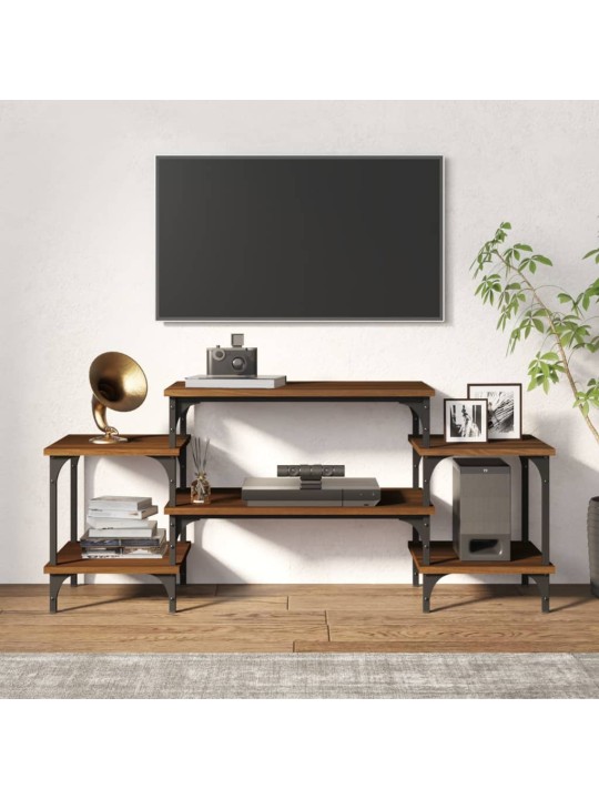 TV skříňka hnědý dub 117 x 35 x 52 cm kompozitní dřevo