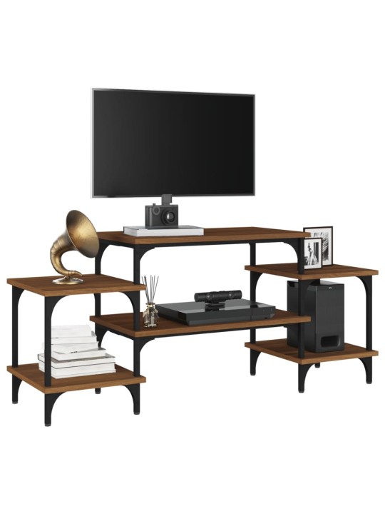 TV skříňka hnědý dub 117 x 35 x 52 cm kompozitní dřevo