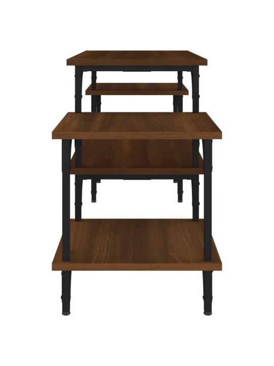 TV skříňka hnědý dub 117 x 35 x 52 cm kompozitní dřevo