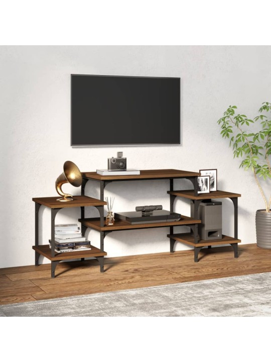 TV skříňka hnědý dub 117 x 35 x 52 cm kompozitní dřevo