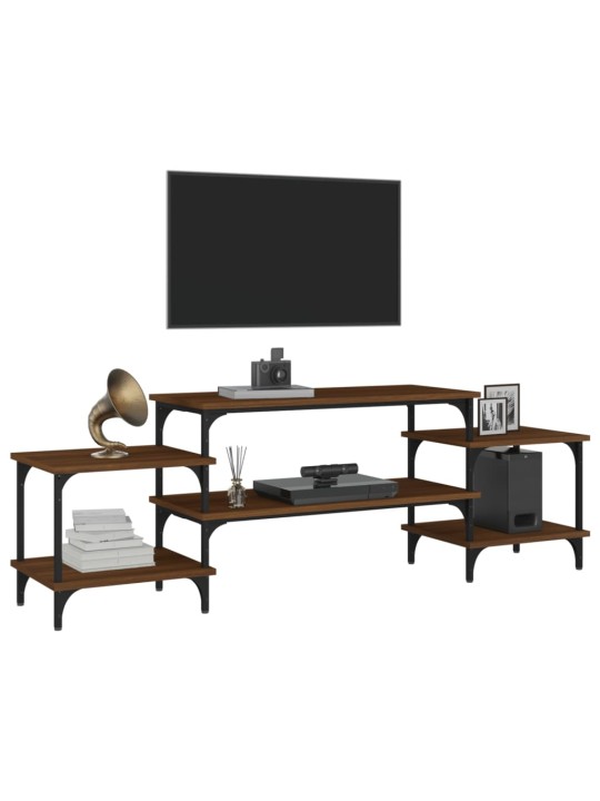 TV skříňka hnědý dub 157 x 35 x 52 cm kompozitní dřevo