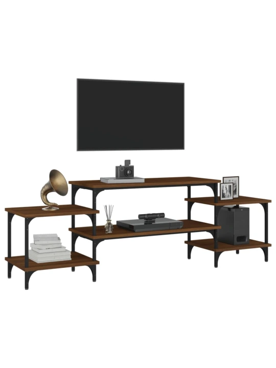 TV skříňka hnědý dub 157 x 35 x 52 cm kompozitní dřevo