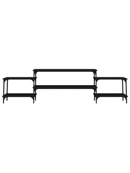 TV skříňka černá 197 x 35 x 52 cm kompozitní dřevo