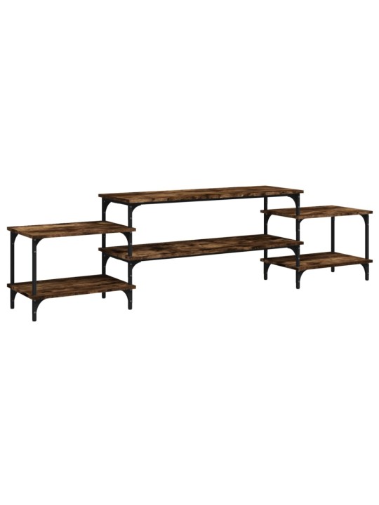 TV skříňka kouřový dub 197 x 35 x 52 cm kompozitní dřevo