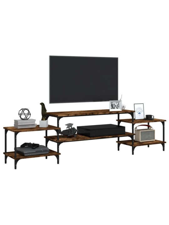 TV skříňka kouřový dub 197 x 35 x 52 cm kompozitní dřevo