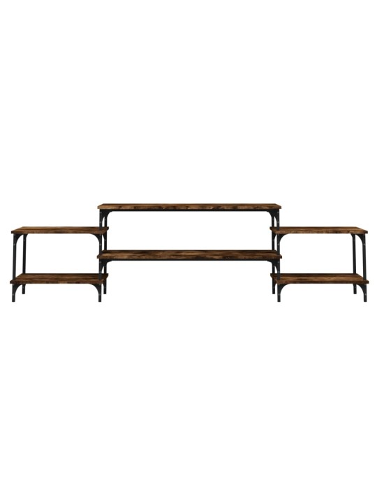 TV skříňka kouřový dub 197 x 35 x 52 cm kompozitní dřevo