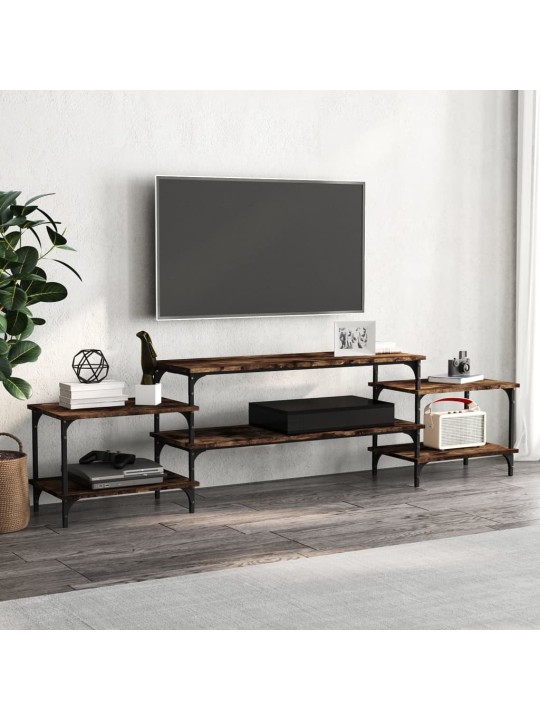 TV skříňka kouřový dub 197 x 35 x 52 cm kompozitní dřevo