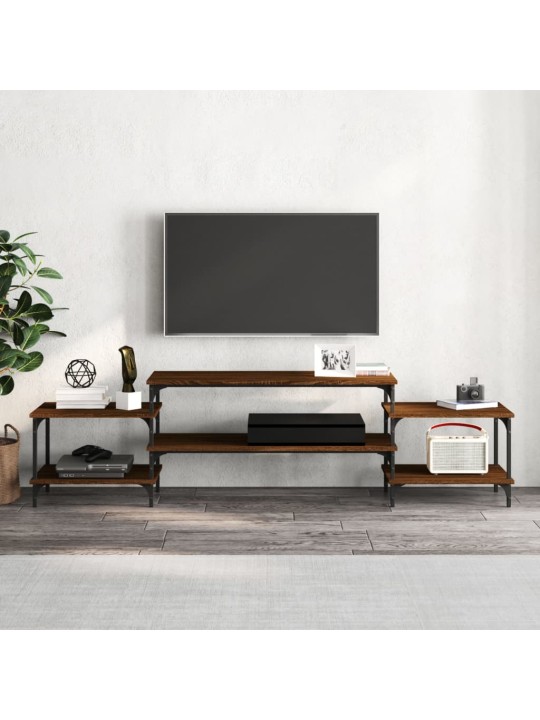 TV skříňka hnědý dub 197 x 35 x 52 cm kompozitní dřevo