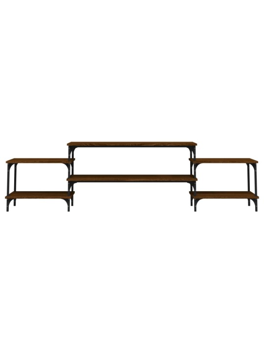 TV skříňka hnědý dub 197 x 35 x 52 cm kompozitní dřevo