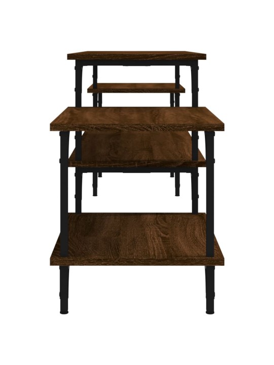 TV skříňka hnědý dub 197 x 35 x 52 cm kompozitní dřevo