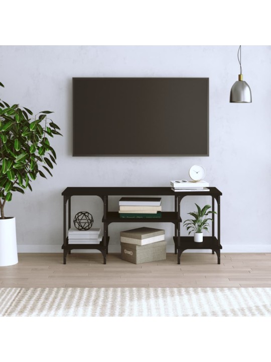 TV skříňka černá 102 x 35 x 45,5 cm kompozitní dřevo