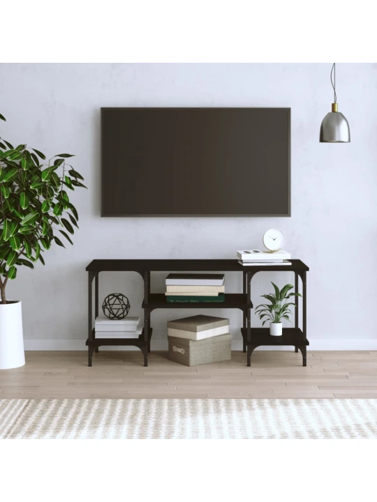 TV skříňka černá 102 x 35 x 45,5 cm kompozitní dřevo