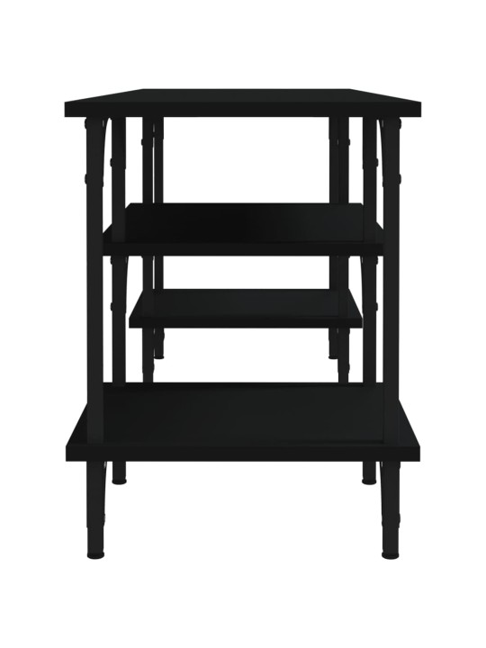 TV skříňka černá 102 x 35 x 45,5 cm kompozitní dřevo