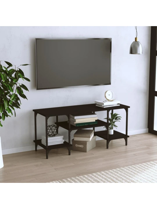 TV skříňka černá 102 x 35 x 45,5 cm kompozitní dřevo