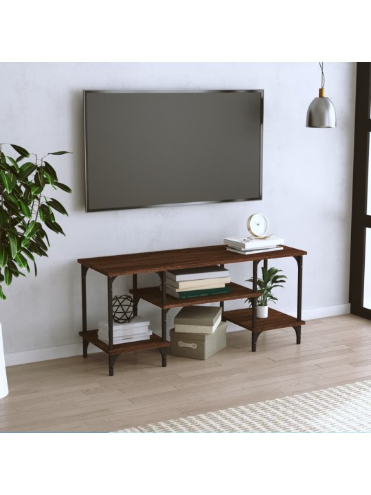 TV skříňka hnědý dub 102 x 35 x 45,5 cm kompozitní dřevo