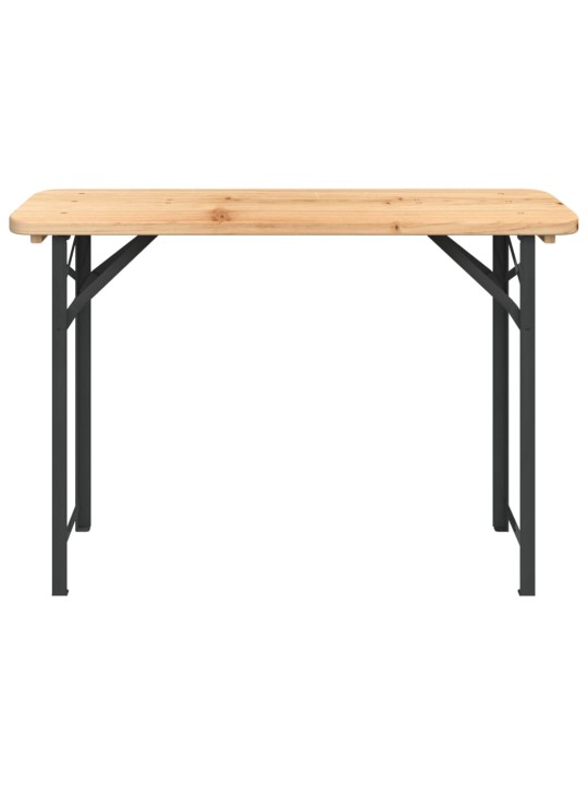 3dílný skládací bistro set masivní jedlové dřevo