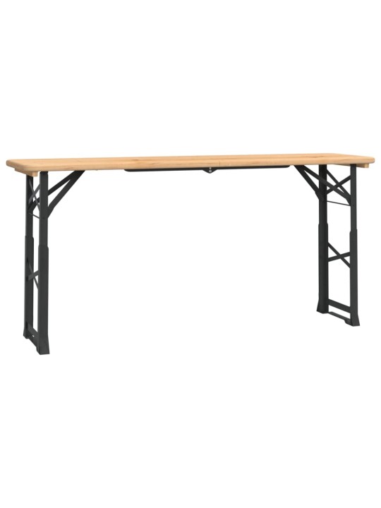 Skládací barový stůl 170 x 50 x 75/105 cm masivní jedlové dřevo