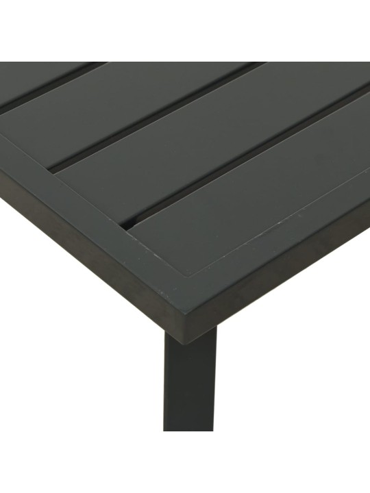 Zahradní konferenční stolek antracitový 110 x 55 x 35 cm ocel