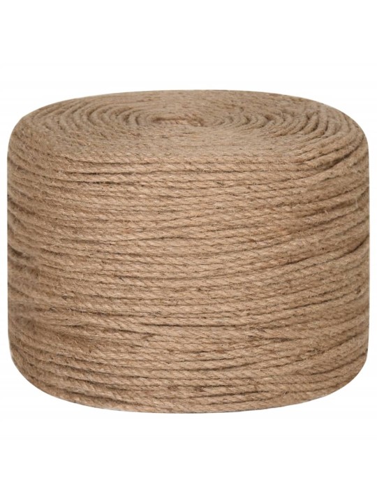 Jutové lano 50 m dlouhé 6 mm silné