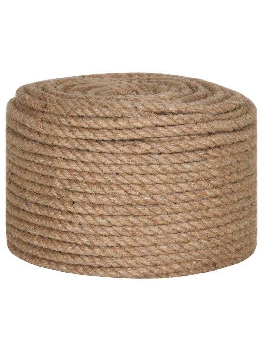 Jutové lano 50 m dlouhé 12 mm silné