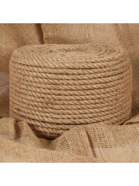 Jutové lano 50 m dlouhé 14 mm silné
