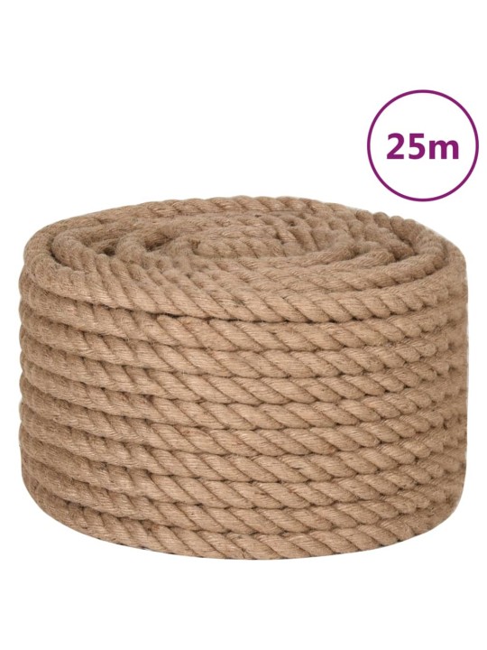 Jutové lano 25 m dlouhé 16 mm silné
