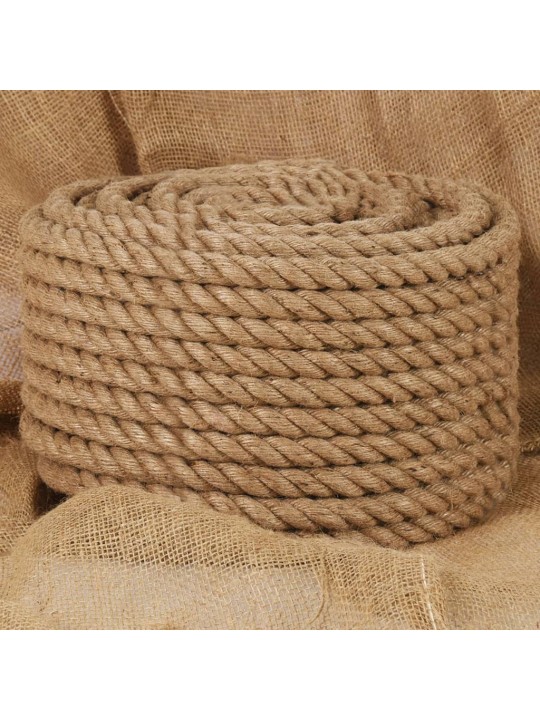 Jutové lano 100 m dlouhé 6 mm silné