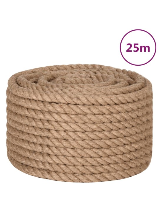 Jutové lano 25 m dlouhé 20 mm silné