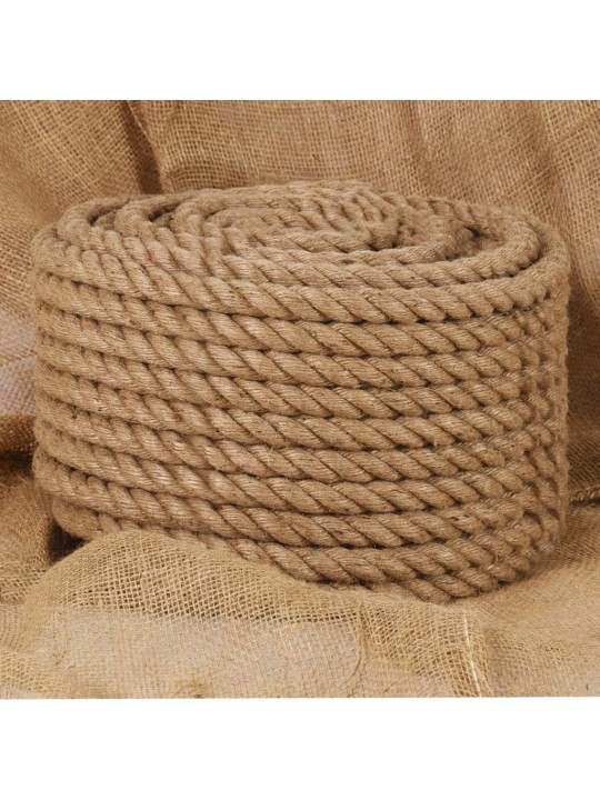 Jutové lano 25 m dlouhé 20 mm silné