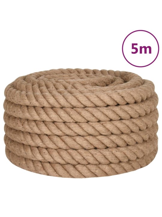 Jutové lano 5 m dlouhé 60 mm silné