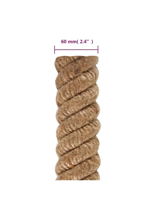 Jutové lano 5 m dlouhé 60 mm silné