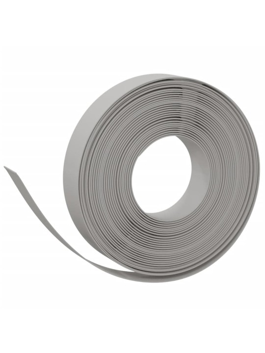 Travní lem šedý 10 m 10 cm polyethylen