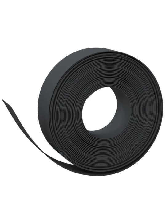 Travní lem černý 10 m 15 cm polyethylen