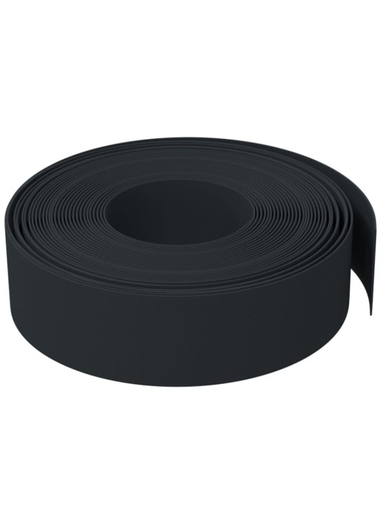 Travní lem černý 10 m 15 cm polyethylen