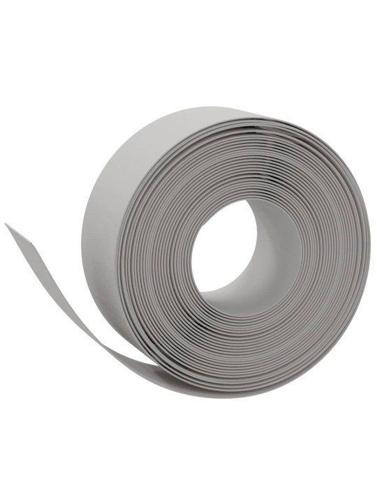 Travní lem šedý 10 m 20 cm polyethylen