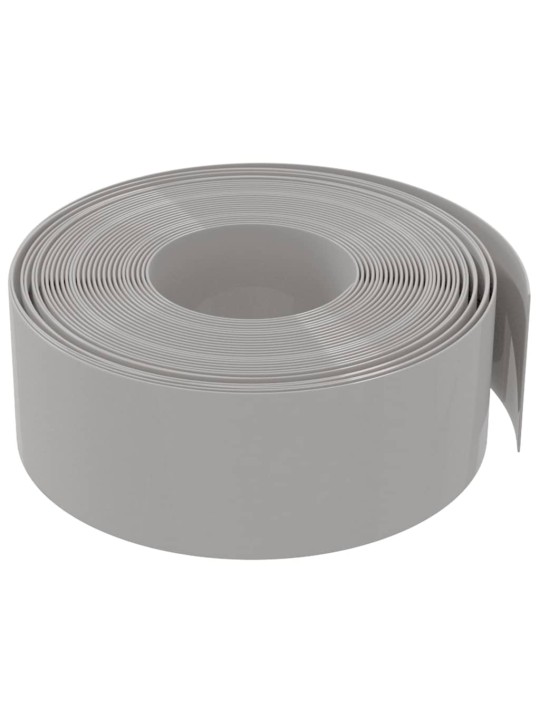 Travní lem šedý 10 m 20 cm polyethylen
