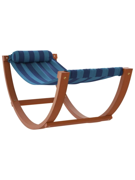 Houpací síť pro děti modré pruhy textil