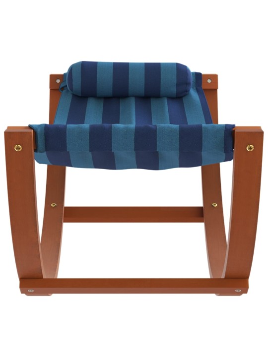Houpací síť pro děti modré pruhy textil