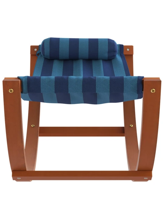 Houpací síť pro děti modré pruhy textil