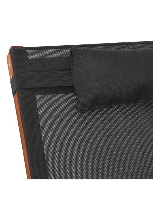 Houpací křeslo šedé textilen a masivní topolové dřevo