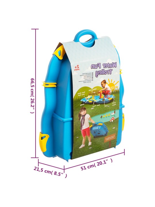 Vozík pro vodní radovánky 51 x 21,5 x 66,5 cm polypropylen