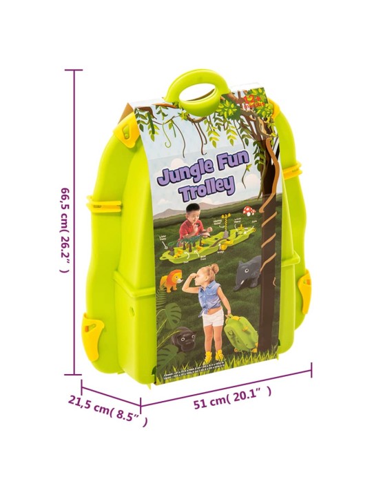 Vozík pro vodní radovánky Jungle 51x21,5x66,5 cm polypropylen