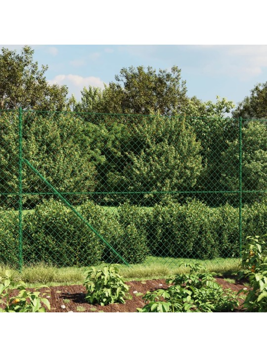Drátěné pletivo s kotevními hroty zelené 2,2 x 10 m