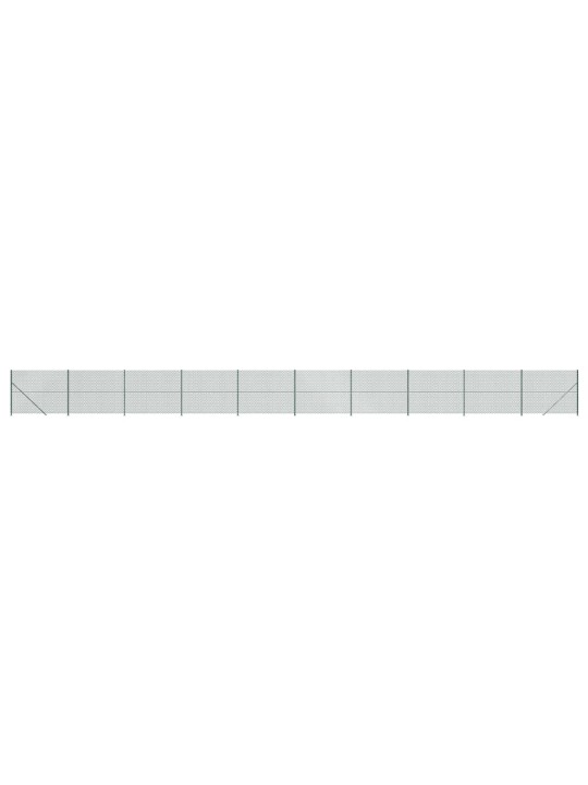 Drátěné pletivo s přírubami zelené 1,6 x 25 m