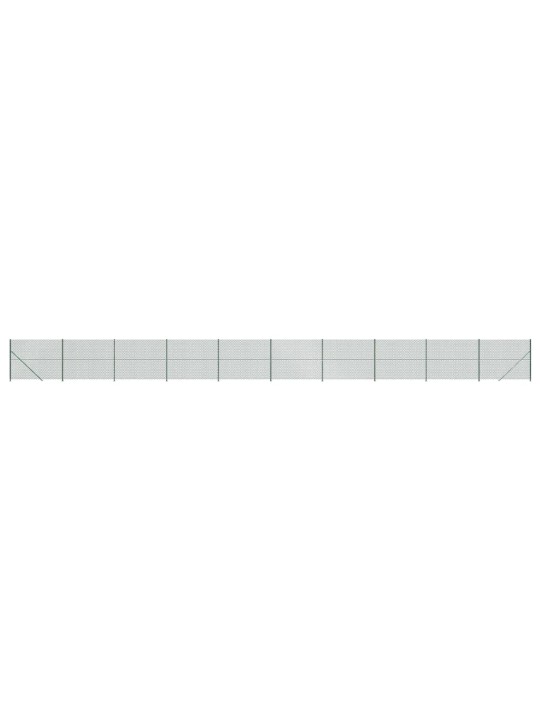 Drátěné pletivo s přírubami zelené 2,2 x 25 m