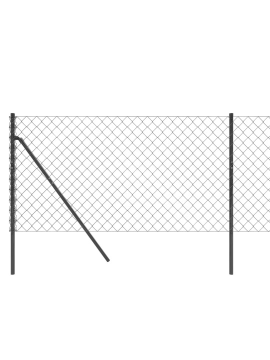 Drátěné pletivo antracitové 0,8 x 25 m