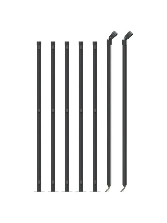Drátěné pletivo s přírubami antracitové 1,1 x 10 m