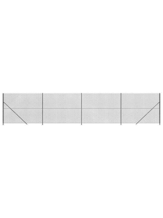 Drátěné pletivo s přírubami antracitové 1,8 x 10 m