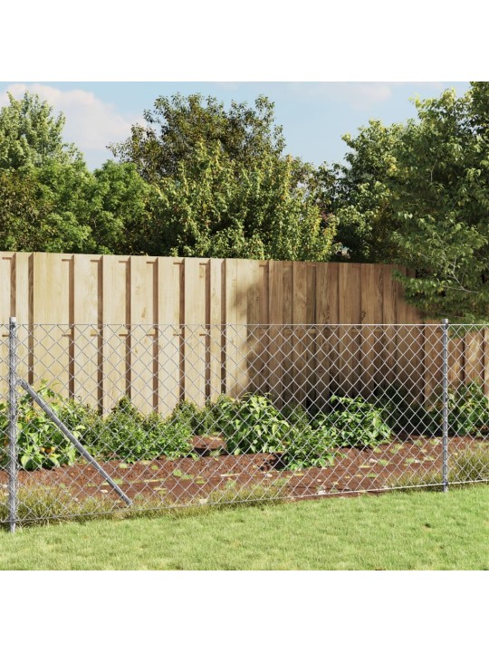 Drátěné pletivo s přírubami zelené 0,8 x 25 m