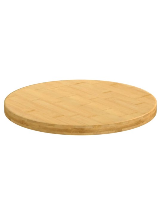 Stolní deska Ø 50 x 2,5 cm bambus